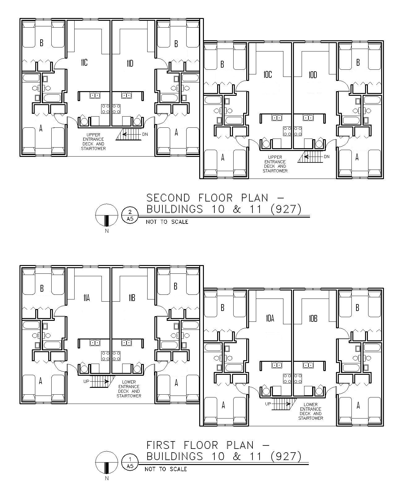 Floor Plan for Buildings 10 & 11