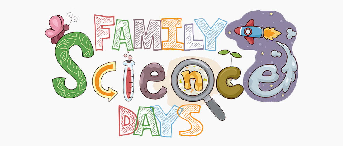 Illustrated logo for Family Science Days