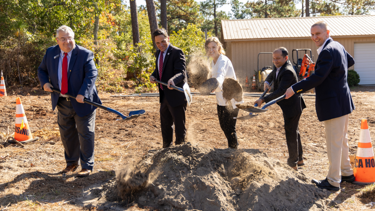 University of South Carolina Aiken hosted a groundbreaking ceremony for its new Pacer Machine Shop i