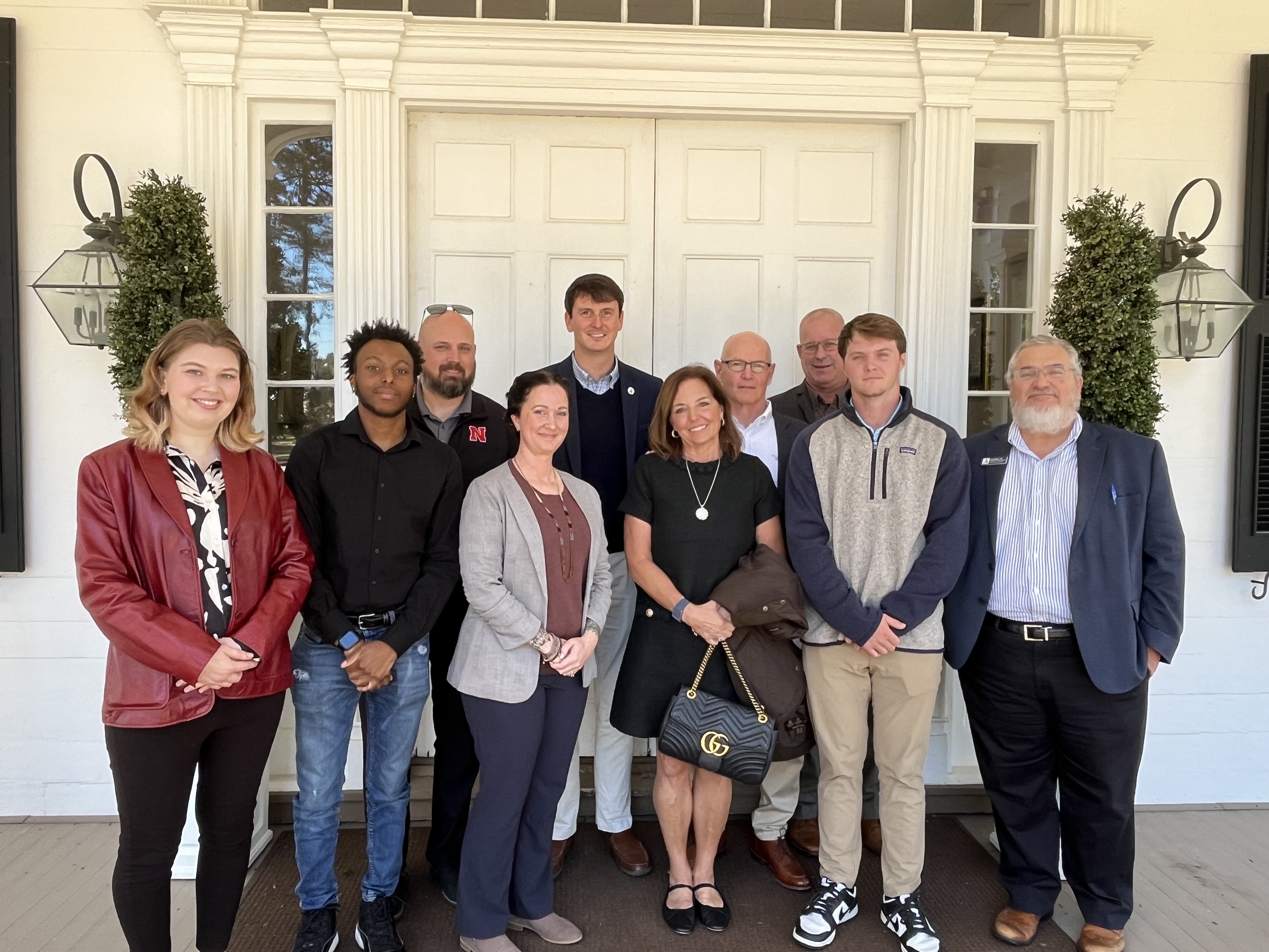 USCA and SteelGate, LLC leaders celebrate its ongoing partnership during a recent lunch.