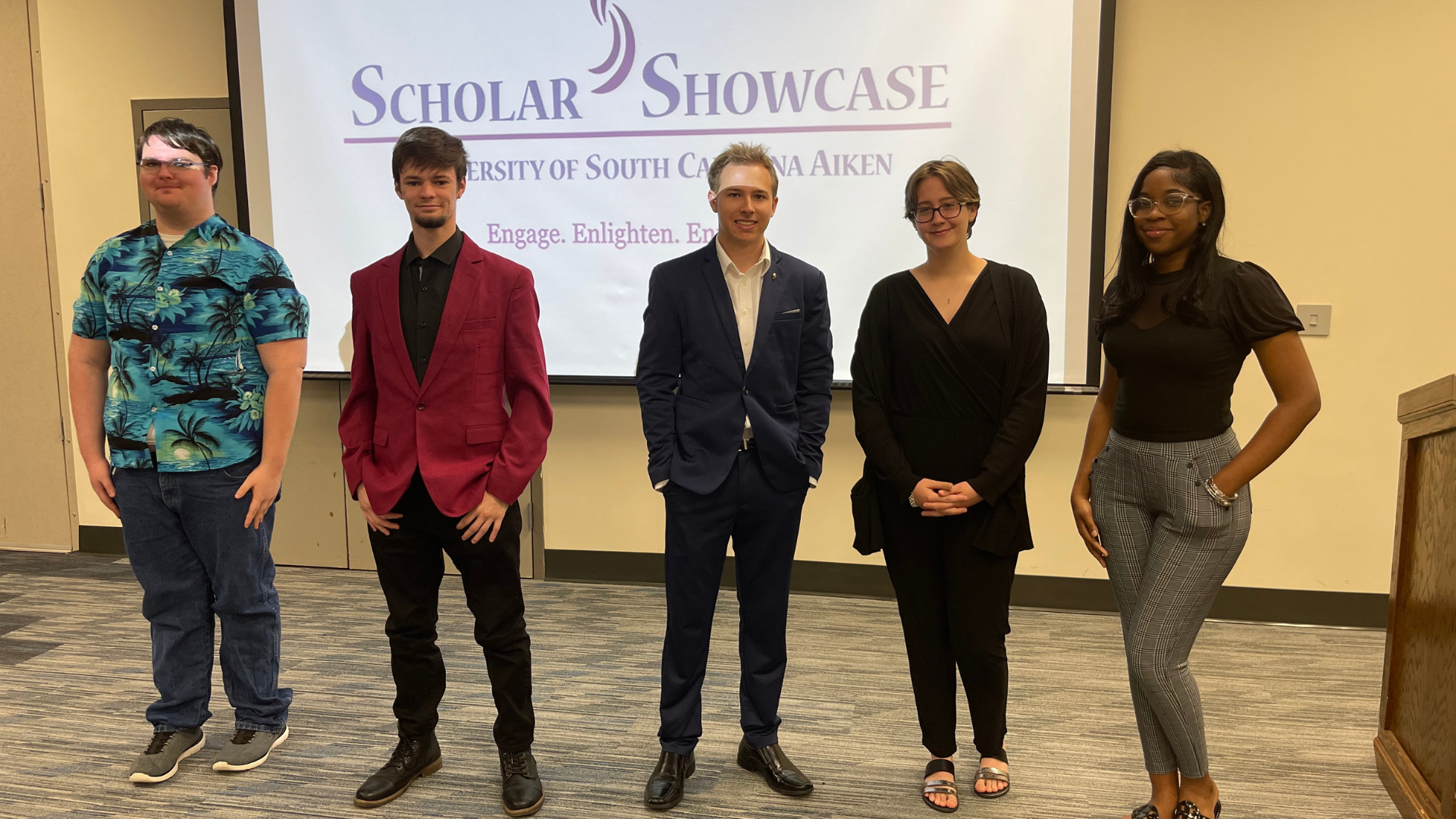 USCA students present research projects during the 16th Annual Scholar Showcase.